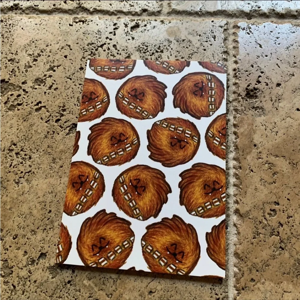 Chewbacca Star Wars Notebook Etsy Handmade
